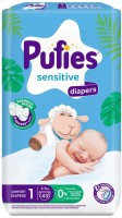 Купити підгузки Pufies Sensitive Nature 1 (/ 43 pcs) за ціною від 369 грн.