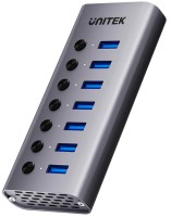Купити кардридер / USB-хаб Unitek 7-in-1 Individual Switches Hub за ціною від 2870 грн.
