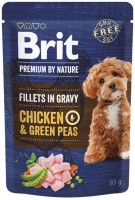 Купити корм для собак Brit Premium Adult Chicken/Peas in Gravy 85 g  за ціною від 39 грн.