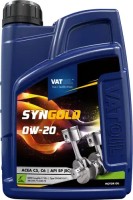 Купить моторне мастило VatOil SynGold 0W-20 1L: цена от 536 грн.