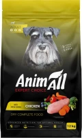 Купити корм для собак AnimAll Dog Adult All Breeds Chicken 12 kg  за ціною від 2611 грн.