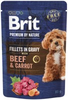 Купить корм для собак Brit Premium Adult Beef/Carrot in Gravy 85 g: цена от 43 грн.