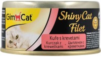 Купити корм для кішок GimCat ShinyCat Fillet Chicken/Shrimps 70 g  за ціною від 71 грн.