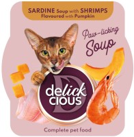 Купить корм для кішок Delickcious Soup Shrimp/Sardini/Watermelon 80 g: цена от 90 грн.
