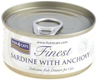 Купити корм для кішок Fish4Cats Finest Sardine with Anchovy 70 g за ціною від 125 грн.