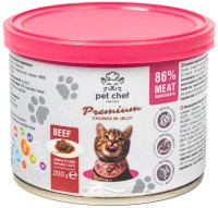 Купить корм для кішок Pet Chef Cat Premium Adult Beef 200 g: цена от 39 грн.
