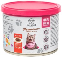 Купить корм для кішок Pet Chef Cat Premium Adult Meat Mix 200 g: цена от 49 грн.