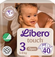 Купити підгузки Libero Touch Open 3 (/ 40 pcs) за ціною від 673 грн.