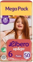 Купити підгузки Libero Up and Go 6 (/ 50 pcs) за ціною від 892 грн.