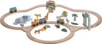 Купить автотрек / залізниця FreeOn Free2Play Wooden Railroad with Wagons and Animal Friends 80630: цена от 1775 грн.