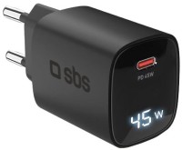 Купити зарядний пристрій SBS LCD GaN PD45W USB-C за ціною від 2050 грн.
