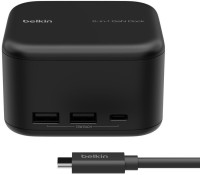 Купити кардридер / USB-хаб Belkin USB-C 6-in-1 Core GaN Dock 130W за ціною від 5405 грн.