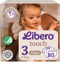 Купити підгузки Libero Touch Open 3 (/ 80 pcs) за ціною від 1219 грн.