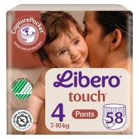 Купити підгузки Libero Touch Pants 4 (/ 58 pcs) за ціною від 999 грн.
