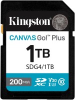Купити карта пам'яті Kingston SDXC Canvas Go! Plus Gen4 (1Tb) за ціною від 4005 грн.