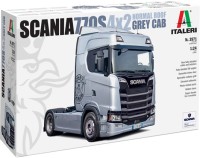 Купить збірна модель ITALERI Scania S770 4x2 Normal Roof Grey Cab (1:24): цена от 3088 грн.