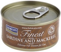 Купити корм для кішок Fish4Cats Finest Sardine with Mackerel 70 g за ціною від 125 грн.