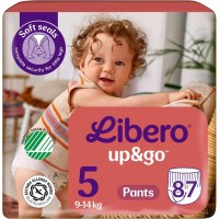 Купити підгузки Libero Up and Go 5 (/ 87 pcs) за ціною від 1401 грн.