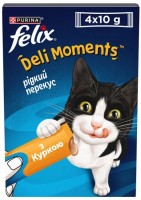 Купить корм для кішок Felix Deli Moments Chicken 40 g: цена от 56 грн.