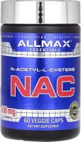 Купити амінокислоти ALLMAX NAC 600 mg (60 cap) за ціною від 677 грн.
