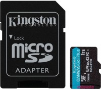 Купити карта пам'яті Kingston microSDXC Canvas Go! Plus Gen4 (1Tb + Adapter) за ціною від 4067 грн.