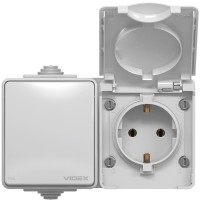 Купити розетка Videx VF-BNW3-G  за ціною від 219 грн.