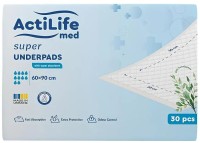 Купити підгузки ActiLife Med Super Underpads 60x90 (/ 30 pcs) за ціною від 363 грн.