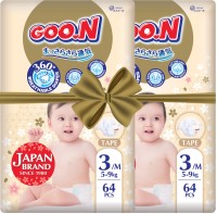 Купити підгузки Goo.N Premium Soft Diapers M (/ 128 pcs) за ціною від 1429 грн.