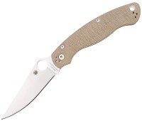 Купити ніж / мультитул Spyderco Military 2 Micarta CPM Cru-Wear за ціною від 12100 грн.