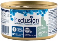 Купити корм для кішок Exclusion Sterilised 7+ Noble Grain Chicken Canned 85 g за ціною від 71 грн.