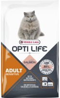 Купить корм для кішок Versele-Laga Opti Life Adult Sensitive Salmon 2.5 kg: цена от 1715 грн.