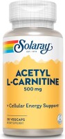 Купить спалювач жиру Solaray Acetyl L-Carnitine 500 mg 30 cap: цена от 664 грн.