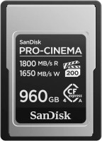 Купити карта пам'яті SanDisk PRO-CINEMA CFexpress Type A (960Gb) за ціною від 30000 грн.