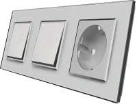 Купити розетка Livolo VL-C7K1/K1/FCTC16A-6IP за ціною від 1550 грн.