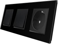 Купити розетка Livolo VL-C7K1/K1/FCTC16A-6BP за ціною від 1550 грн.