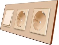 Купити розетка Livolo VL-C7C2EUK1-13 за ціною від 1547 грн.