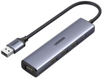 Купити кардридер / USB-хаб Ugreen CM473 за ціною від 657 грн.