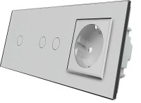 Купити розетка Livolo VL-C701Z/C702Z/C7C1EU-15 за ціною від 2598 грн.