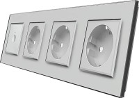 Купити розетка Livolo VL-C7FC1/FCTC16A/FCTC16A/FCTC16A-8IP за ціною від 2208 грн.
