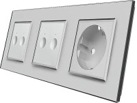 Купити розетка Livolo VL-C7FC2S/FC2S/FCTC16A-6IP за ціною від 2708 грн.