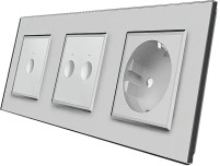 Купити розетка Livolo VL-C7FC1/FC2/FCTC16A-6IP за ціною від 2111 грн.