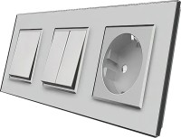 Купити розетка Livolo VL-C7K1/K2/FCTC16A-6IP за ціною від 1706 грн.