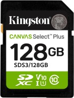 Купити карта пам'яті Kingston SD Canvas Select Plus Gen3 (128Gb) за ціною від 569 грн.