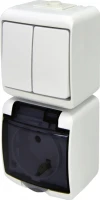 Купить розетка ETI Hermetics VRHP-2sd: цена от 343 грн.
