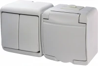 Купить розетка ETI Hermetics VRHH-2s: цена от 343 грн.