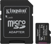 Купити карта пам'яті Kingston microSD Canvas Select Plus Gen3 (1Tb) за ціною від 3759 грн.