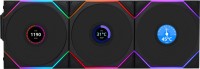 Купити система охолодження Lian Li Uni Fan TL120 LCD Wireless 3-pack Black за ціною від 7979 грн.