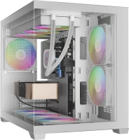 Купити корпус Gamdias AURA GC10M V2 ARGB White за ціною від 2398 грн.