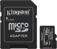 Купити карта пам'яті Kingston microSD Canvas Select Plus Gen3 (256Gb) за ціною від 799 грн.