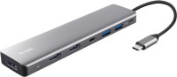 Купити кардридер / USB-хаб Trust Dalyx 7-in-1 Multiport Adapter за ціною від 2287 грн.